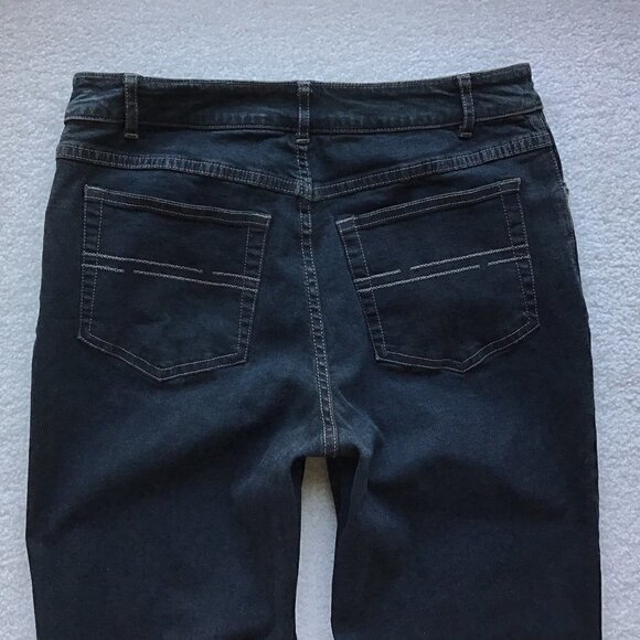 J. JILL BLACK STRETCH 2 BOOT CUT JEANS - Picture 1 of 8